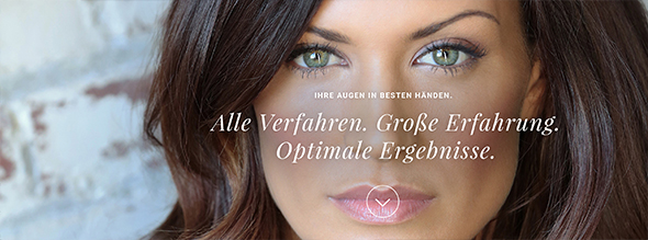 Website Augenlaserzentrum Neu-Ulm: Webdesign und Webentwicklung